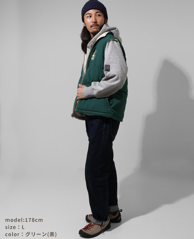 クリフメイヤー[公式] クリフラビットひっくり中綿ベスト MENS 2517800