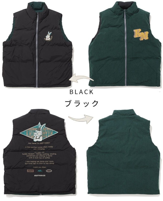 クリフメイヤー[公式] クリフラビットひっくり中綿ベスト MENS 2517800