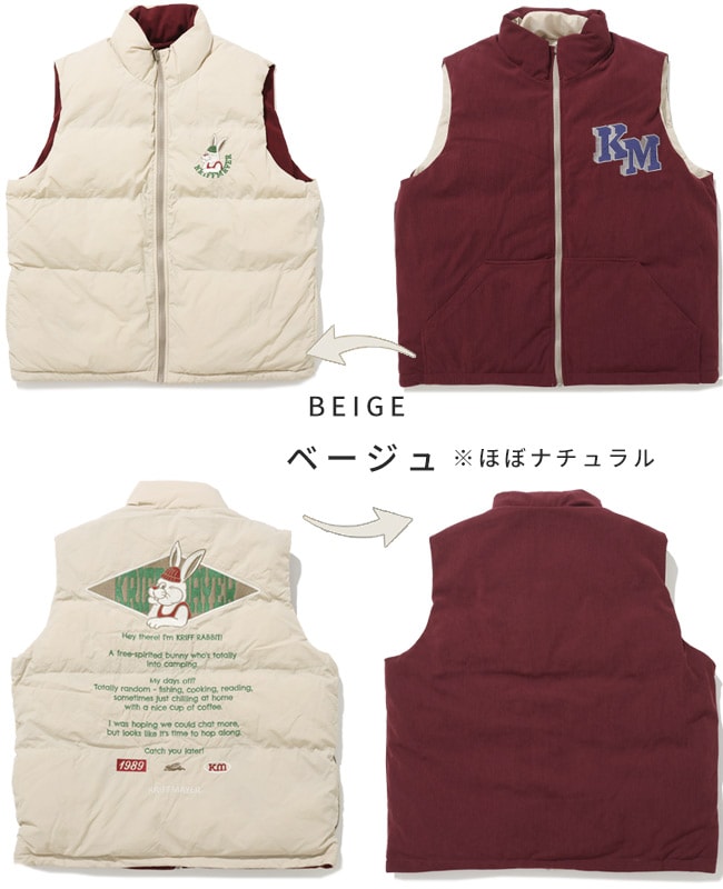 クリフメイヤー[公式] クリフラビットひっくり中綿ベスト MENS 2517800