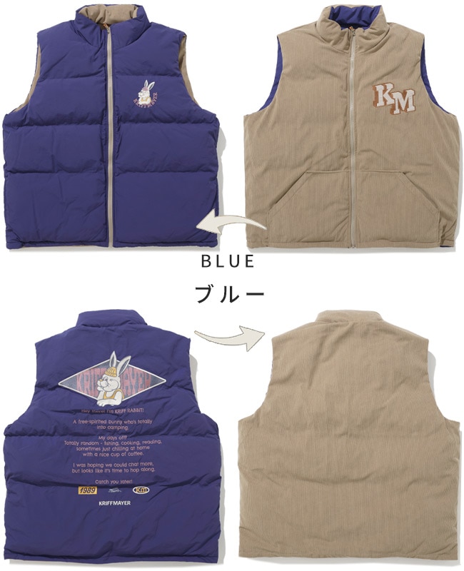 クリフメイヤー[公式] クリフラビットひっくり中綿ベスト MENS 2517800