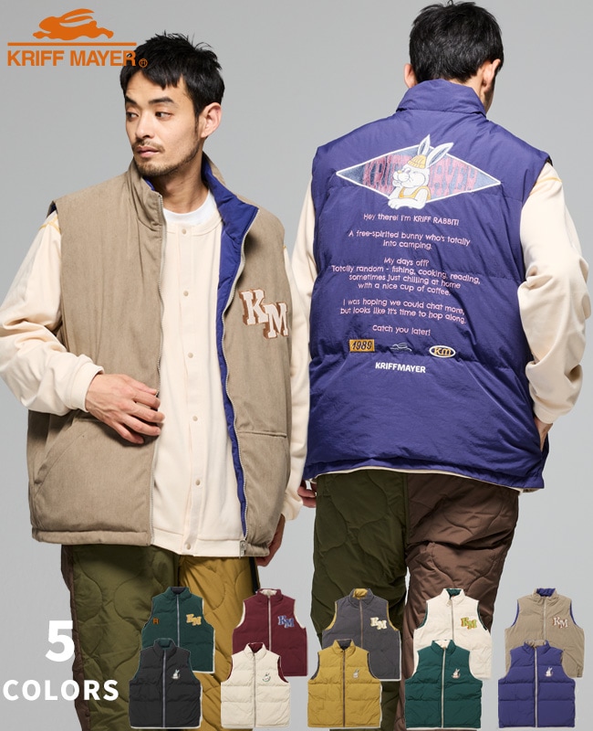 クリフメイヤー[公式] クリフラビットひっくり中綿ベスト MENS 2517800