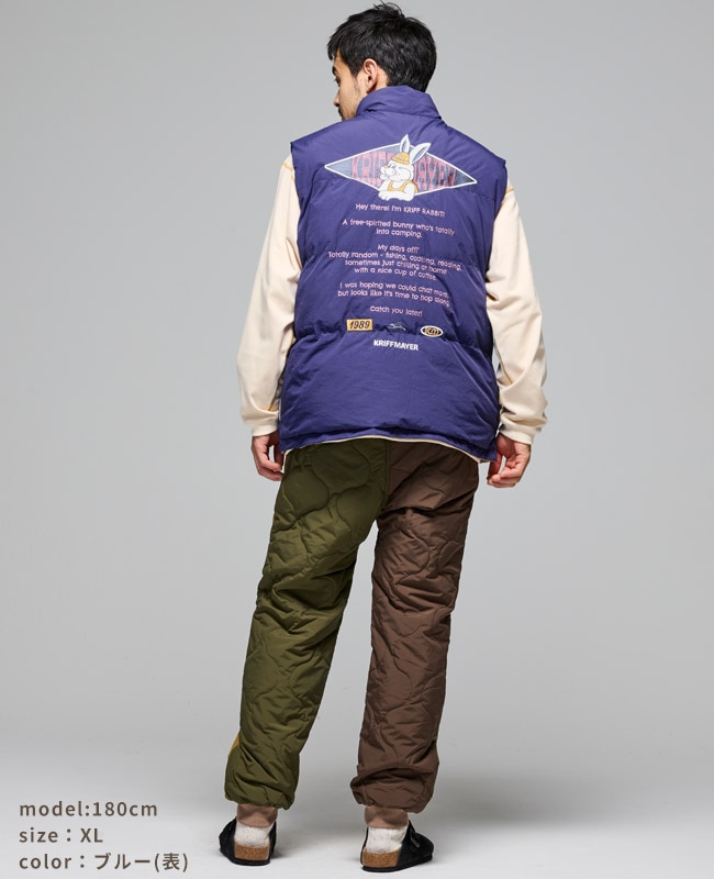 クリフメイヤー[公式] クリフラビットひっくり中綿ベスト MENS 2517800