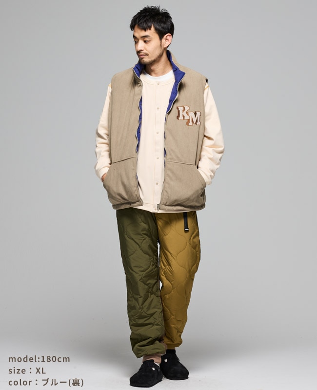 クリフメイヤー[公式] クリフラビットひっくり中綿ベスト MENS 2517800