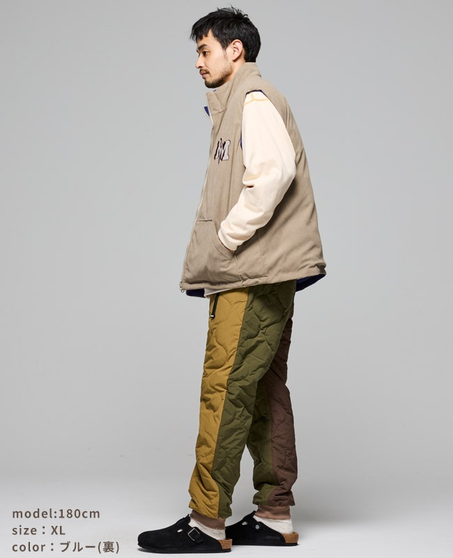 クリフメイヤー[公式] クリフラビットひっくり中綿ベスト MENS 2517800