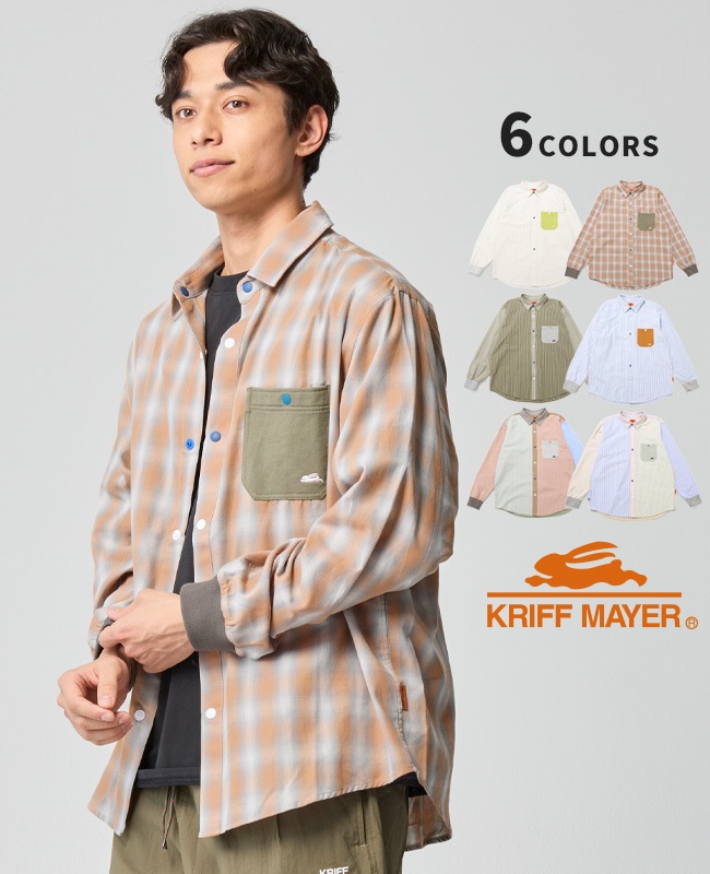 クリフメイヤー[公式] 袖リブハッピーシャツ MENS 2536301