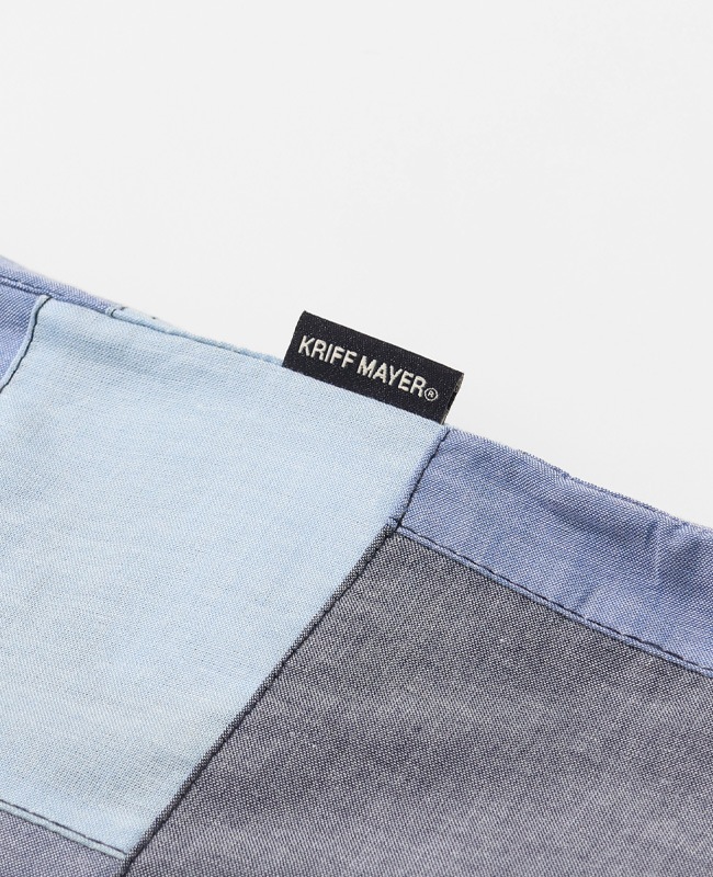 クリフメイヤー[公式] デニムパッチワーク半袖シャツ MENS 2553101