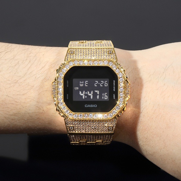 カシオ Gショック DW-5600 カスタム フルメタル ピンクゴールド | Pay ID