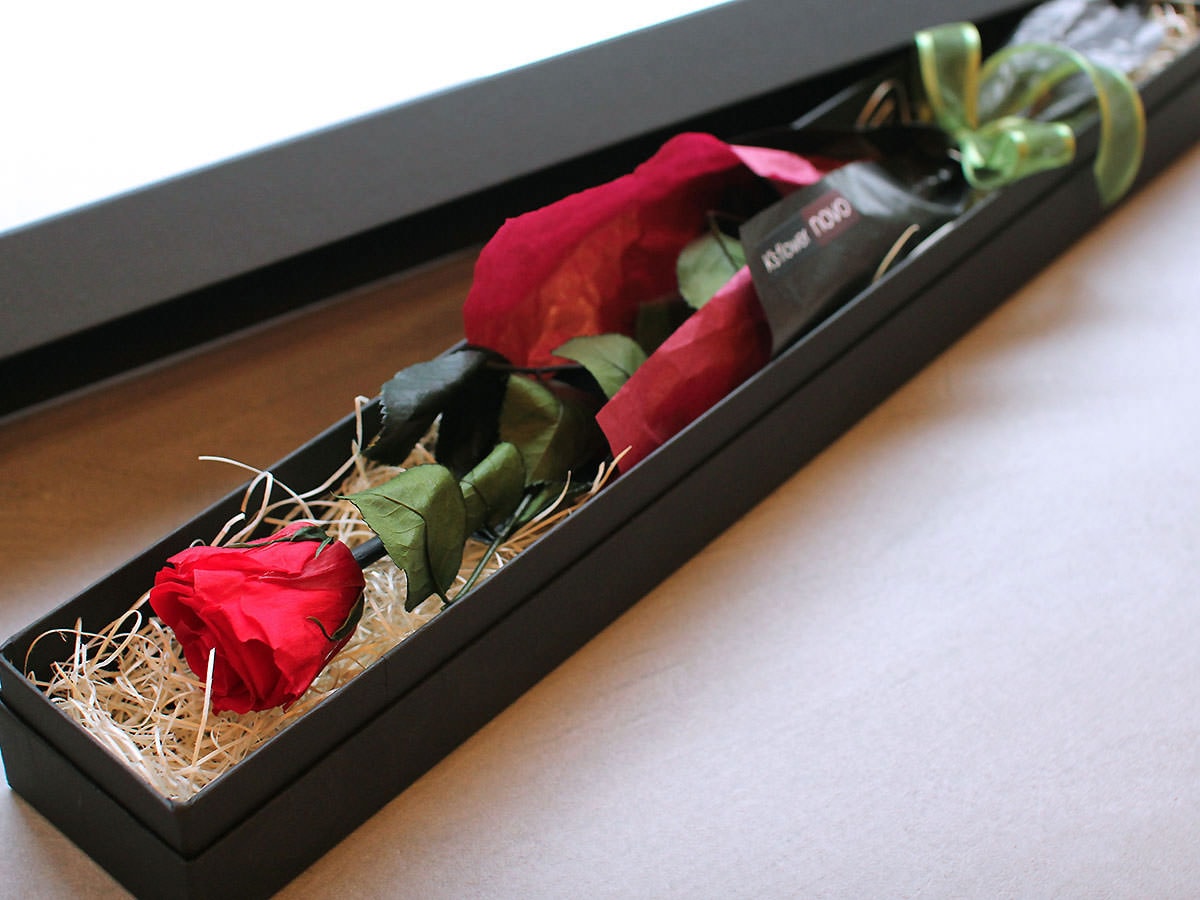 プリザーブドフラワー・ボックスローズ