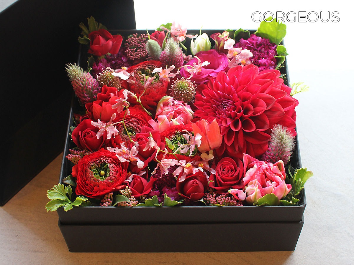 ボックスフラワーアレンジメント6000