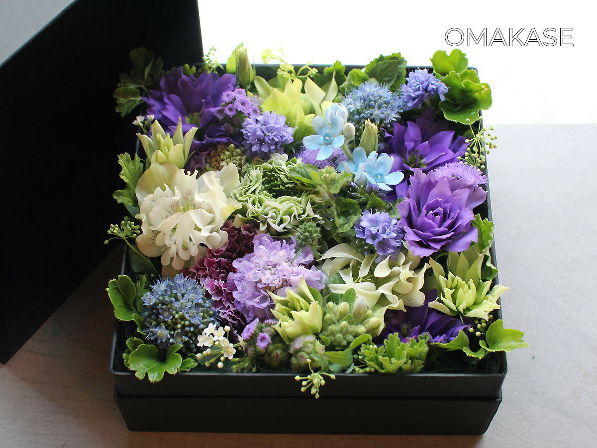 ボックスフラワーアレンジメント6000