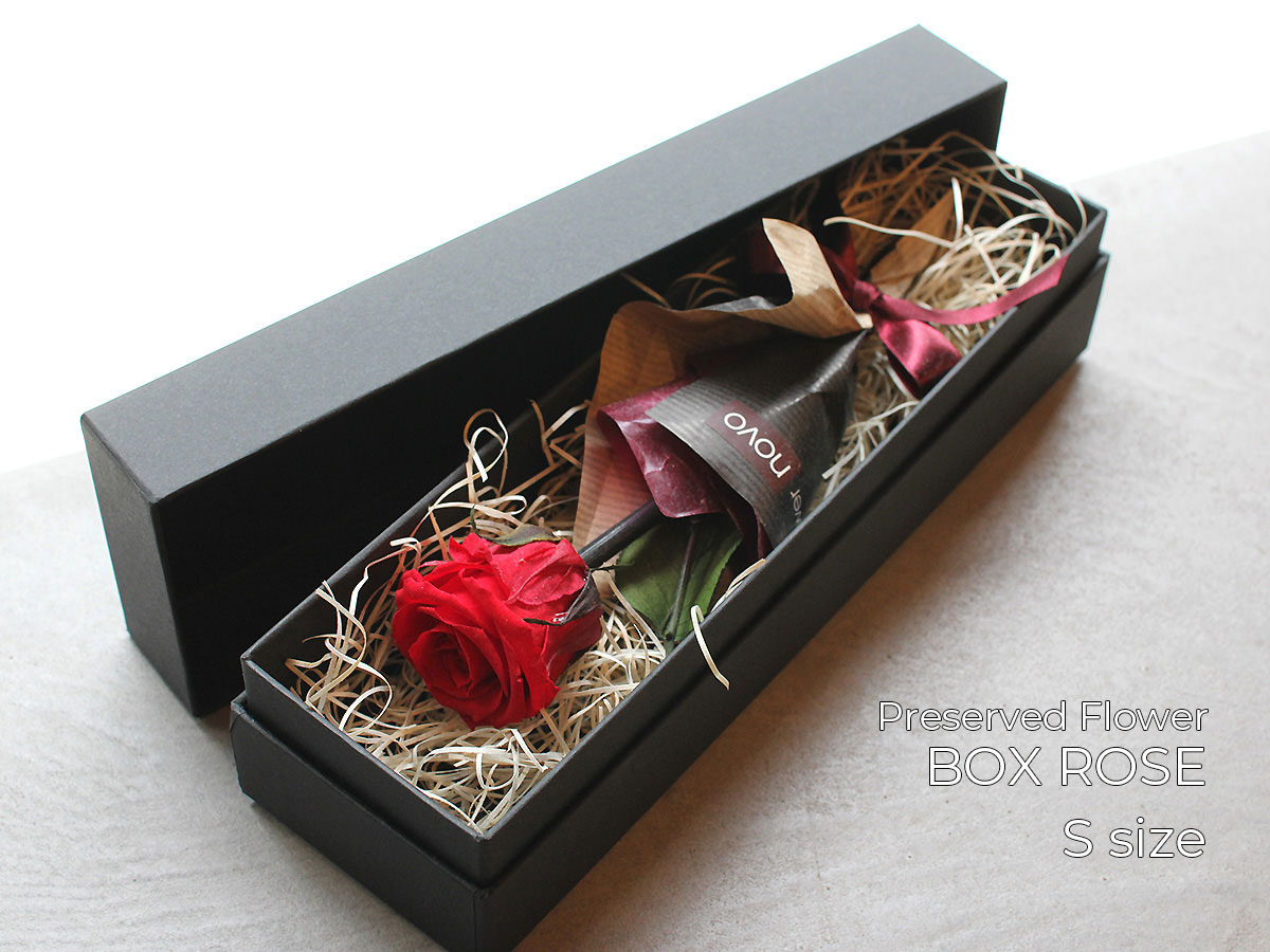 プリザーブドフラワー・ボックスローズ