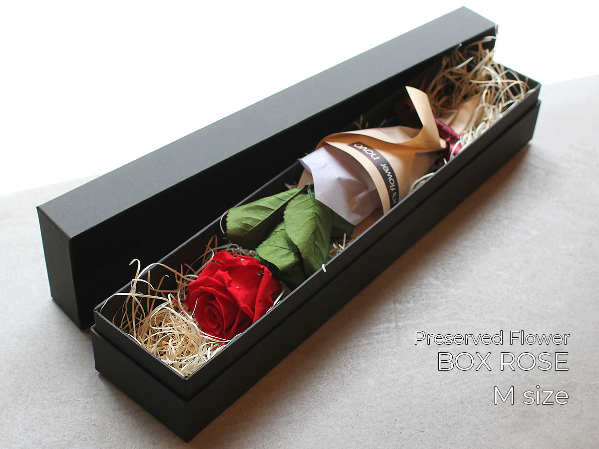 プリザーブドフラワー・ボックスローズ