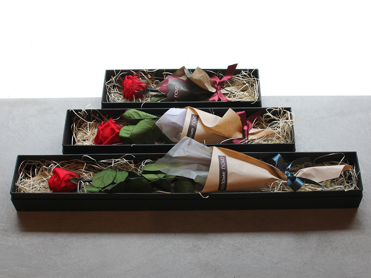 プリザーブドフラワー・ボックスローズ