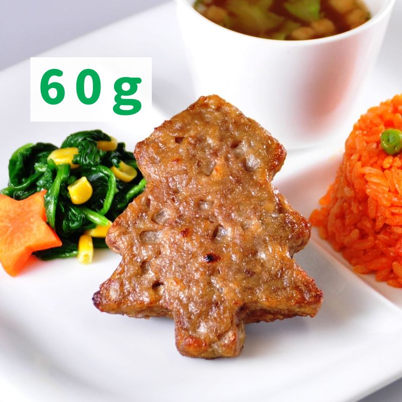 ☆ご予約限定☆FMうす味もみの木型ハンバーグ（60g×20）