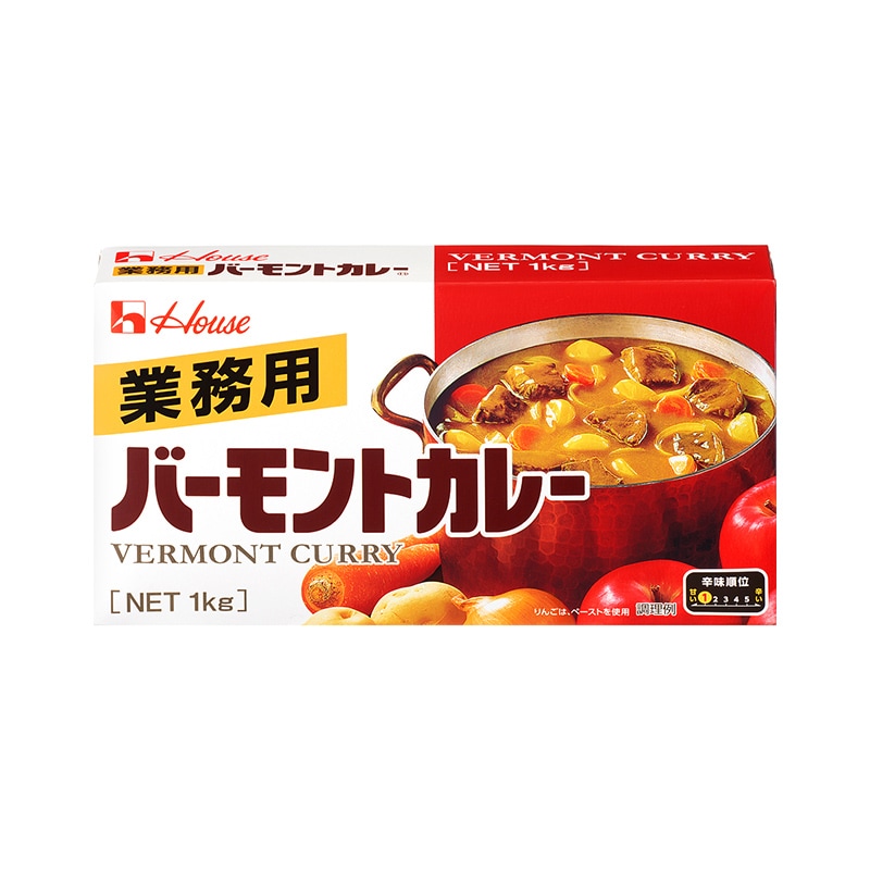 バーモントカレー固形 (甘口)（1kg）