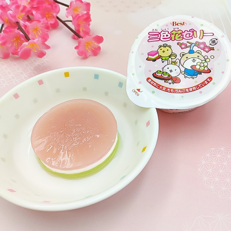 ★数量限定★三色花ゼリー（47g×10）