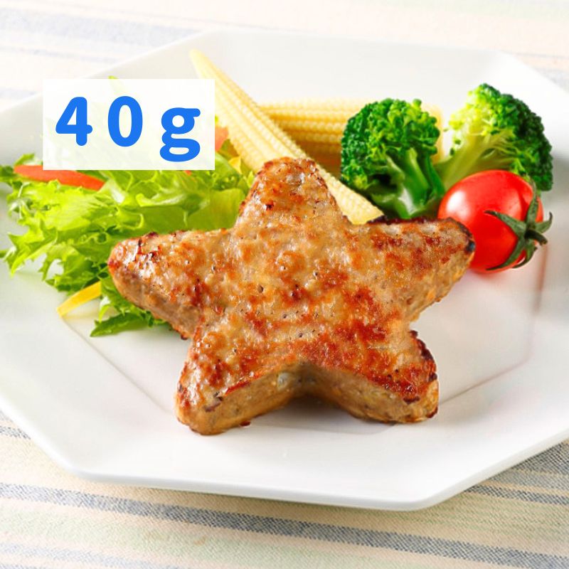 ★ご予約限定★FMうす味ハンバーグ（星型）（40g×25）