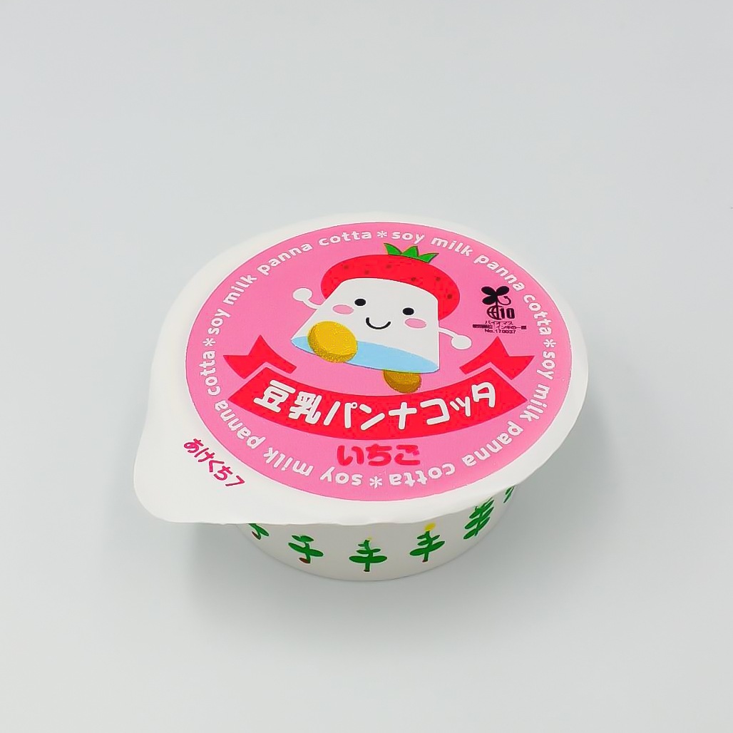 豆乳パンナコッタ(イチゴソース)(Ca＆Fe)(40g×10)