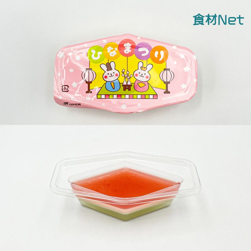 ★ご予約専用★NEW菱形三色ゼリー(60g×10)