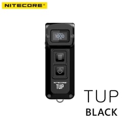 NITECORE TUP ブラック 充電式 小型 LED キーライト 1000lm クリップ付き ミニライト ハンディライト