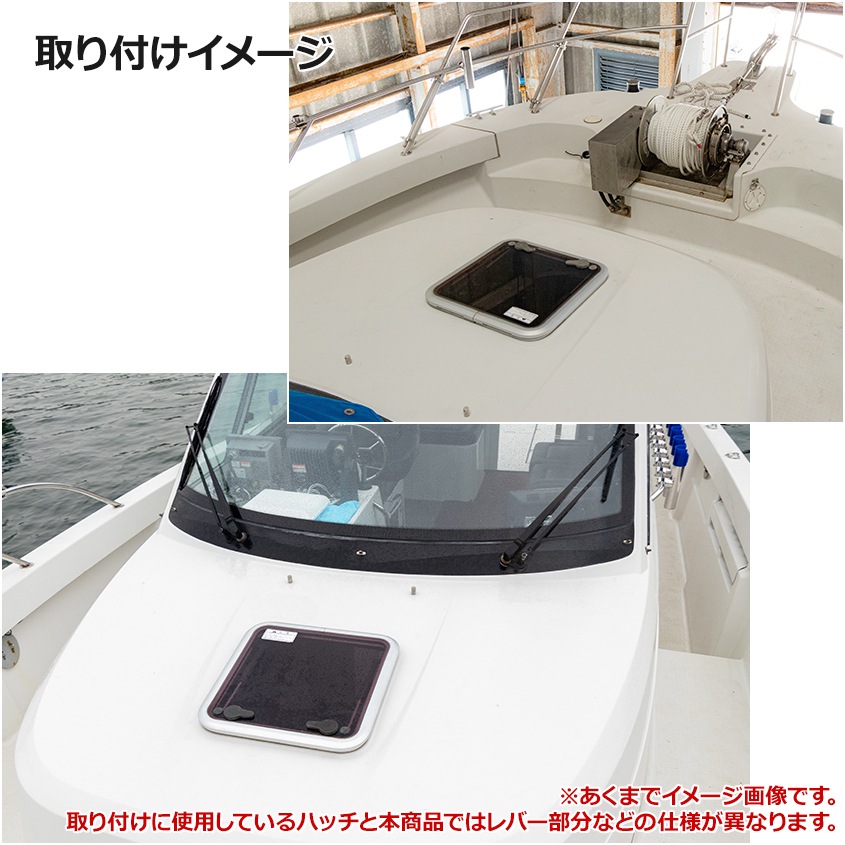 アルミフレーム アクセスハッチ 外寸 580mm×580mm 取付け開口部 507mm×507mm
