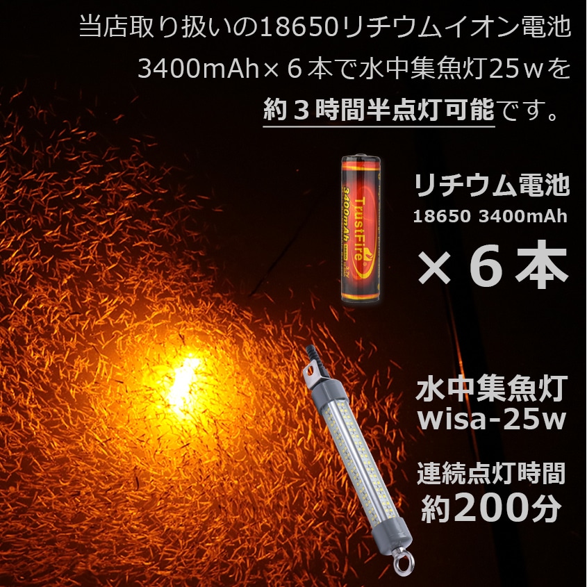 18650リチウムイオン電池用 DC12v出力 バッテリーボックス