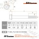 64チタン製 フランジボルト M8×80 P1.25【グリーン】