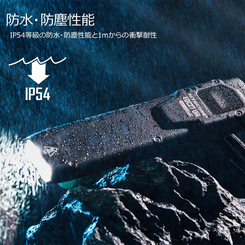 NITECORE 薄型 軽量 LED ハンドライト 最大出力 3100ルーメン