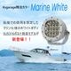 LEDサーチライト 80w スポット / 拡散 照射切替レンズ付き DC12v / 24v 対応 【SUS316製ボルト交換済み マリン仕様モデル】