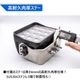 192w 爆光 作業灯 投光器 17280ルーメン ホワイト発光 拡散配光 DC12v/24v 対応 (SUS304製 肉厚4mmステー付き)