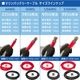 【1m単位 切り売り】 マリン仕様 錫メッキ バッテリーケーブル 4AWG 【22sq】 PVC被覆 黒色 (許容電流:最大95Aまで)