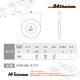 64チタン製 ワッシャー (座金) M8×16×t1.7 【グリーン】