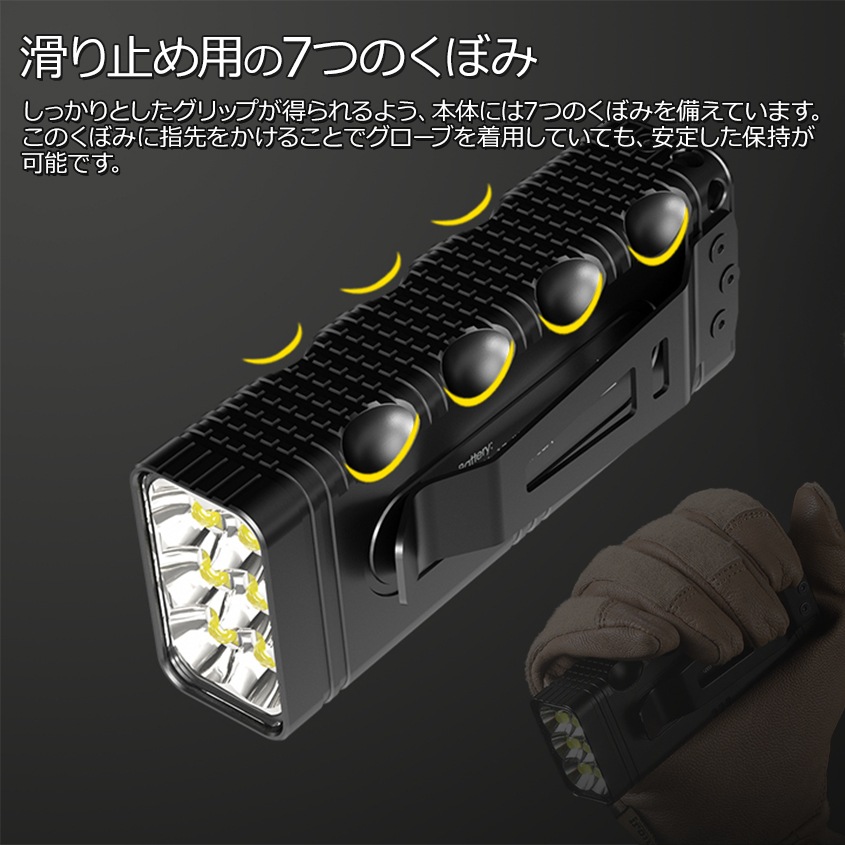 NITECORE 高輝度 LED ハンドライト 最大出力 12000ルーメン