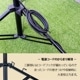 投光器用 三脚スタンド 2灯用 ブラック