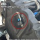 チタン製 ブレーキキャリパー パッドピン  4POT1ピン カニキャリパー用 brembo 【ブルー】