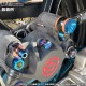 チタン製 ブレーキキャリパー パッドピン  4POT1ピン カニキャリパー用 brembo 【ブルー】