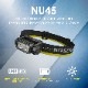 NITECORE NU45 充電式 ヘッドライト 1700ルーメン 赤色LED付き