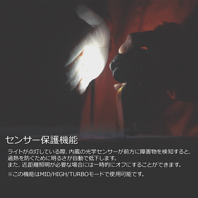 NITECORE NU53 充電式 ヘッドライト 1800ルーメン 赤色LED付き