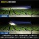 LEDサーチライト 370w スポット / 広角 照射切替レンズ付き DC12v / 24v 対応 (照射距離約750m以上)