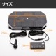 LED 回転灯 オレンジ&ホワイト 38パターン DC 12v 24v 兼用品