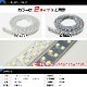 DC24v専用 LEDテープライト 6000k ホワイト発光 黒基盤 (2m)