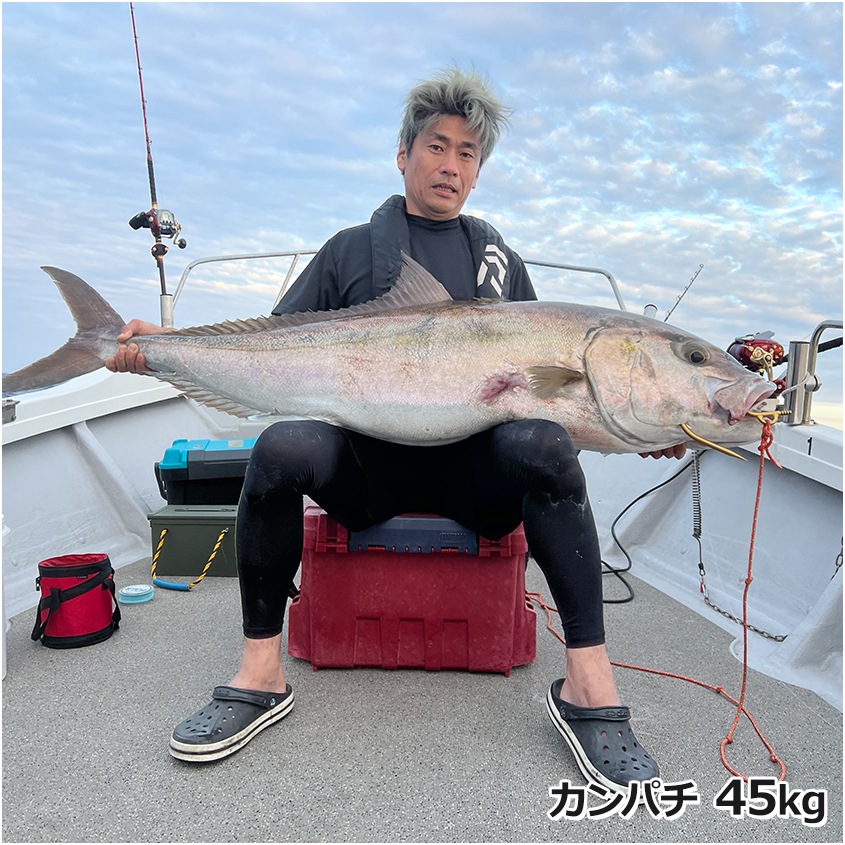 チタン製 大型魚用フライングギャフ 限定販売 ゴールド ショア オフショア 兼用 マグロ カジキ クエ ヒラマサ カンパチ シイラ イソマグロ サメなどに