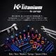 64チタン製 リアスタンドフック 2個セット 取付径M6 【ゴールド】