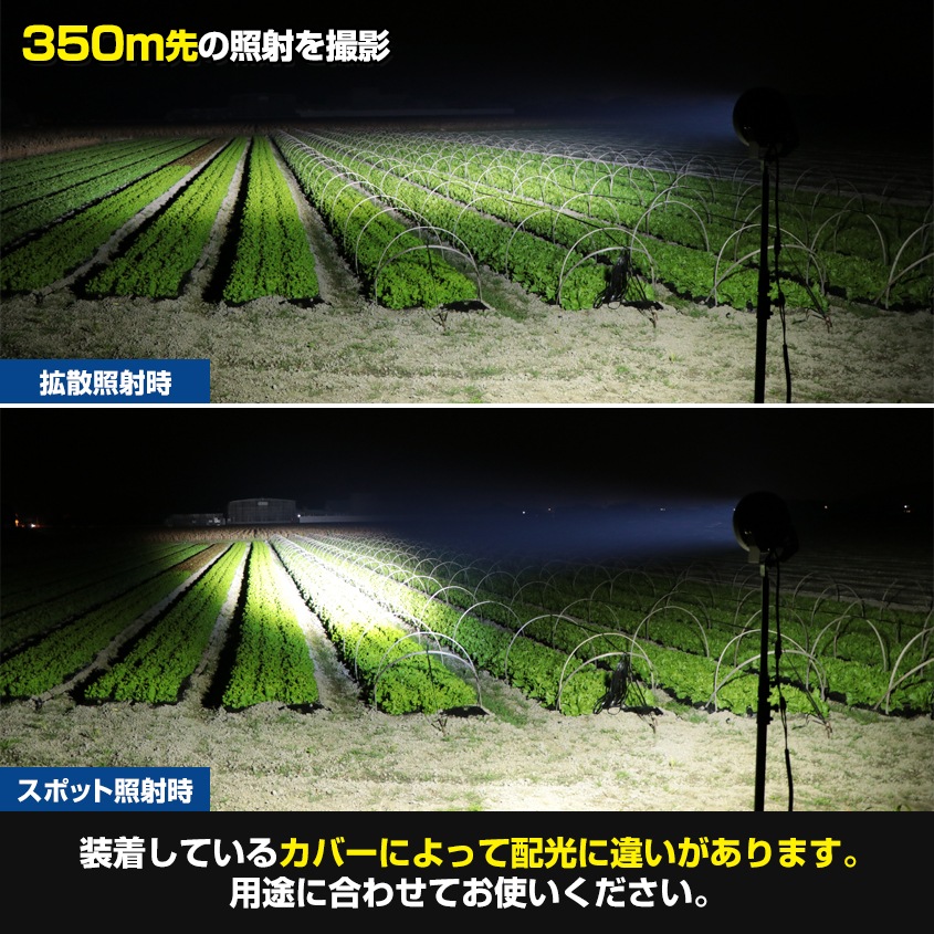 船内操作型 可動式サーチライト架台 ＋ 320w サーチライト 本体色：ブラック 【架台+ライトセット】 (マリングレードステンレス SUS316製)