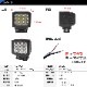 LED作業灯 投光器 90w スポット照射タイプ DC12v / 24v 対応 (照射距離約400m)