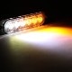 LEDストロボライト 19パターン点灯 DC12v / 24v 対応 (発光色:オレンジ/ホワイト)
