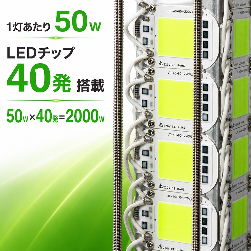 AC200V専用 水中集魚灯 2000w 200,000lm (グリーン)