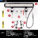 126w 集魚灯 投光器 オレンジ発光 拡散配光 DC12v/24v 対応 (ブラックボディ)