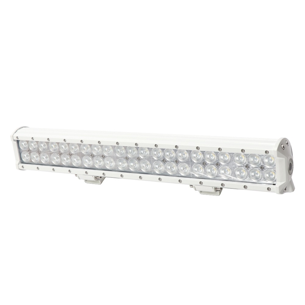 126w デッキライト 投光器 ホワイト発光 拡散配光 DC12v/24v 対応 (ホワイトボディ)