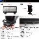 144w 集魚灯 投光器 ブルー発光 拡散配光 DC12v/24v 対応 (ブラックボディ)